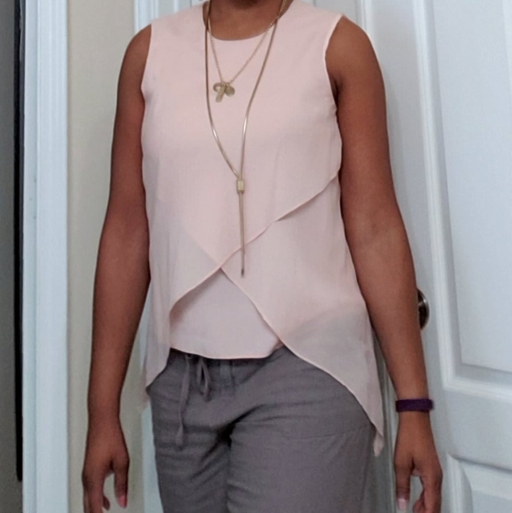 Bcbg pink shell